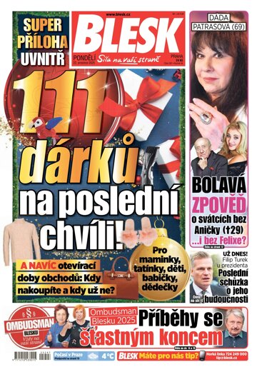 Obálka e-magazínu Blesk 22.12.2025