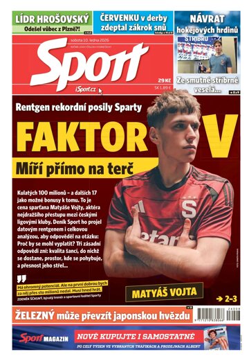 Obálka e-magazínu Sport 10.1.2026
