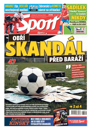 Obálka e-magazínu Sport 25.3.2026