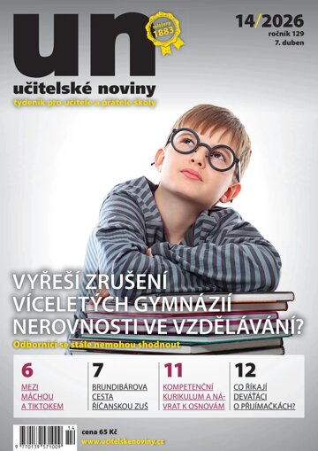 Obálka e-magazínu Učitelské noviny 14/2026