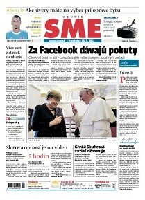 Obálka e-magazínu SME 20.5.2013