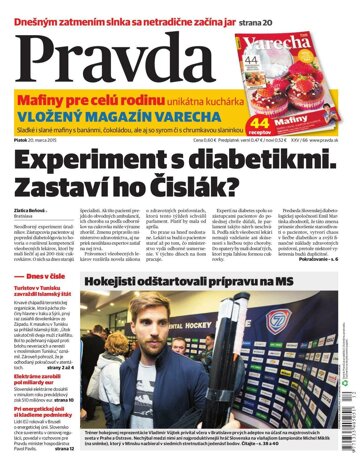 Obálka e-magazínu Pravda 20.3.2015