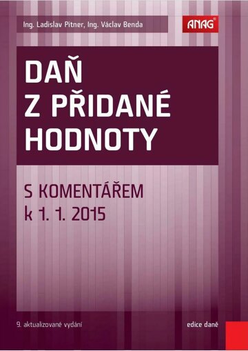 Obálka e-magazínu Daň z přidané hodnoty s komentářem k 1. 1. 2015