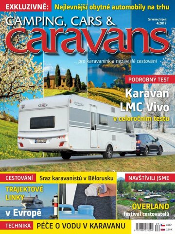 Obálka e-magazínu Camping, Cars & Caravans 4/2017