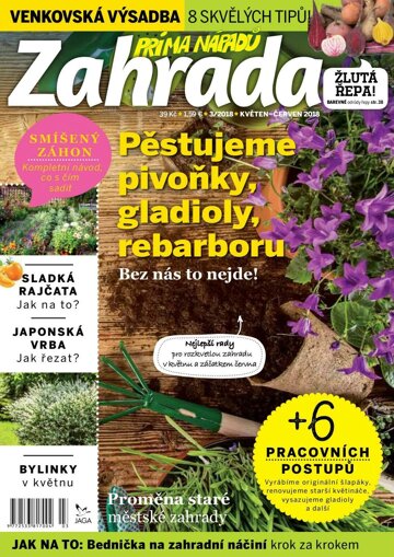 Obálka e-magazínu Zahrada prima nápadů 3/2018
