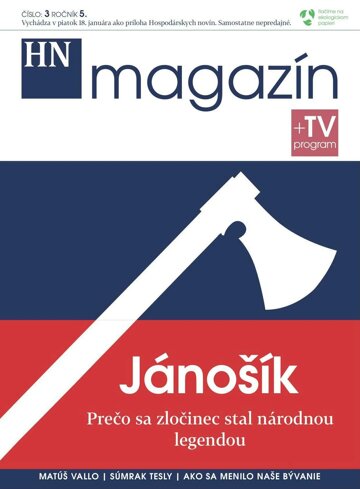 Obálka e-magazínu Prílohy HN magazín číšlo: 3 ročník 5.