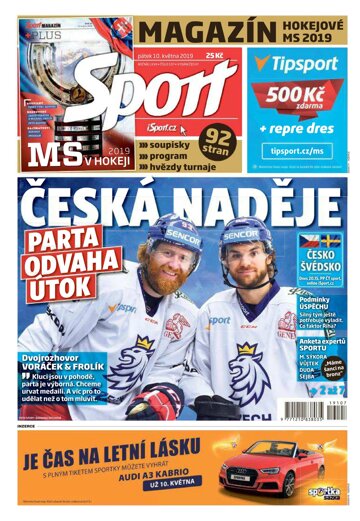 Obálka e-magazínu Sport 10.5.2019
