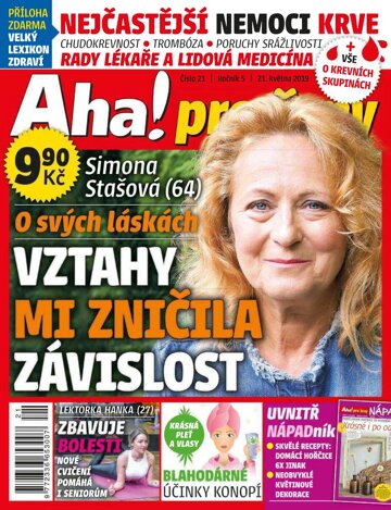 Obálka e-magazínu AHA! pro ženy 21/2019