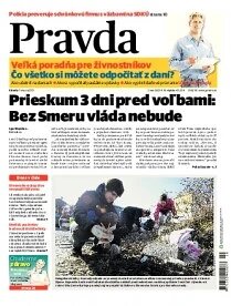 Obálka e-magazínu Pravda 7.3.2012