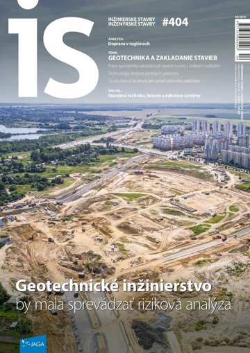 Obálka e-magazínu Inžinierske stavby 4/2019