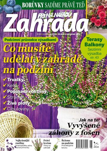 Obálka e-magazínu Zahrada prima nápadů 6/2019