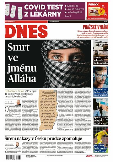 Obálka e-magazínu MF Dnes 13.11.2020