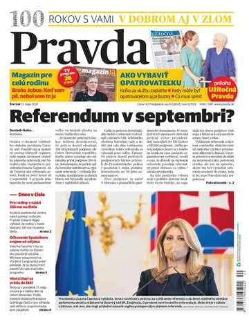 Obálka e-magazínu Pravda 13. 5. 2021