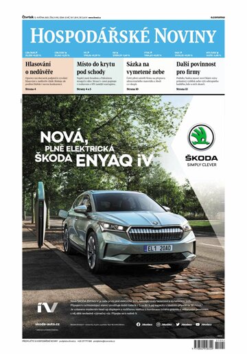 Obálka e-magazínu Hospodářské noviny 092 - 13.5.2021