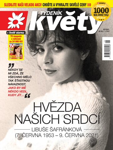 Obálka e-magazínu Týdeník Květy 25/2021