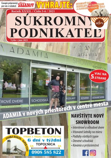 Obálka e-magazínu Súkromný podnikateľ 5-6/2021