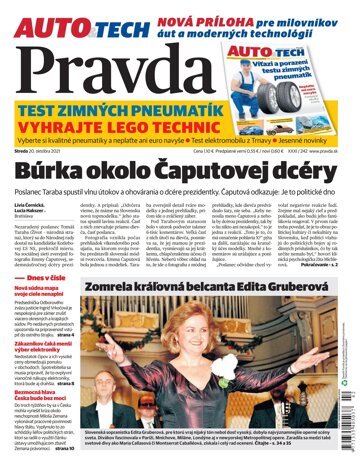 Obálka e-magazínu Pravda 20. 10. 2021