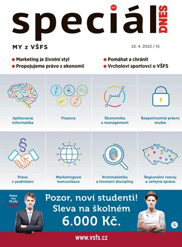 Obálka e-magazínu Magazín DNES SPECIÁL Jižní Čechy - 22.4.2022