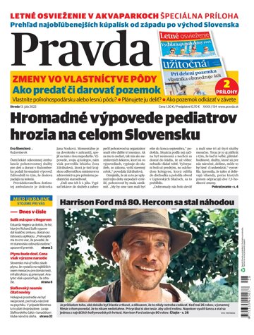 Obálka e-magazínu Pravda Pravdy 13. 7. 2022