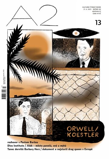 Obálka e-magazínu A2 - Orwell/Koestrel - 13/2023