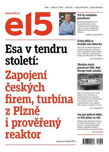 Obálka e-magazínu E15 8.11.2023