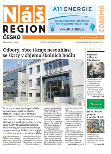 Obálka e-magazínu Náš Region - Česko 47/2023