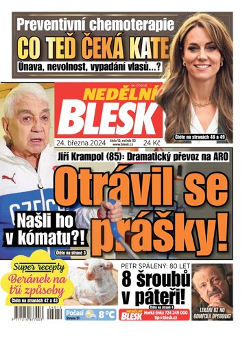 Obálka e-magazínu Nedělní Blesk 24.3.2024