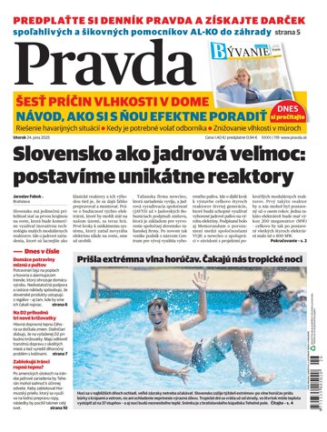Obálka e-magazínu Pravda 24. 6. 2025