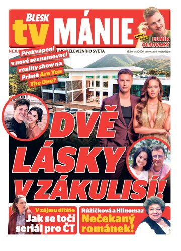 Obálka e-magazínu Blesk Tv manie 13.6.2026