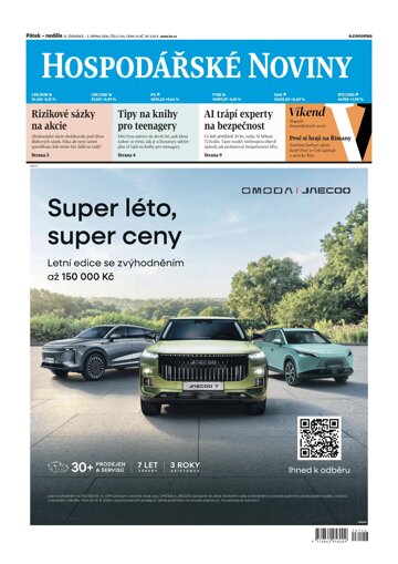 Obálka e-magazínu Hospodářské noviny 146 - 31.7.2026