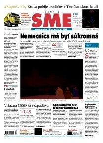 Obálka e-magazínu SME 29.10.2013