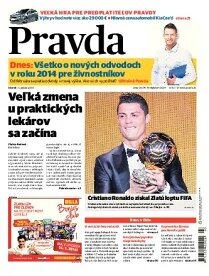 Obálka e-magazínu Pravda 14.1.2014