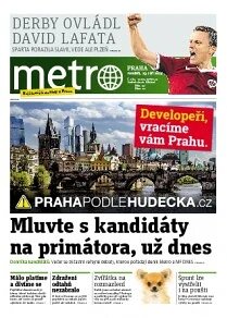 Obálka e-magazínu deník METRO 29.9.2014