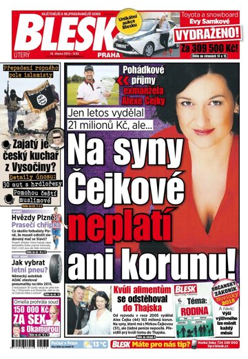 Obálka e-magazínu Blesk 10.3.2015