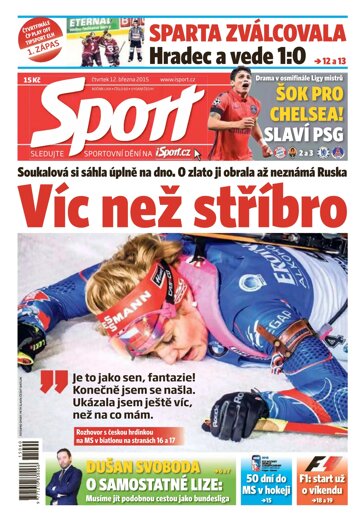 Obálka e-magazínu Sport 12.3.2015