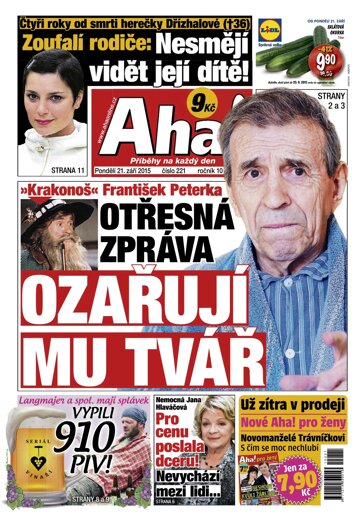 Obálka e-magazínu AHA! 21.9.2015