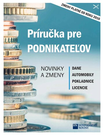 Obálka e-magazínu Príručka pre podnikateľov - Zmeny od roku 2016