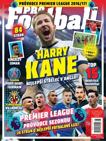 Obálka e-magazínu Pro Footbal 8/2016