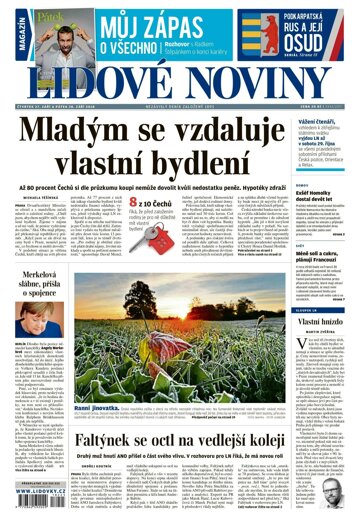 Obálka e-magazínu Lidové noviny 27.9.2018
