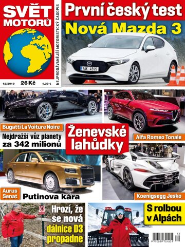 Obálka e-magazínu Svět motorů 12/2019