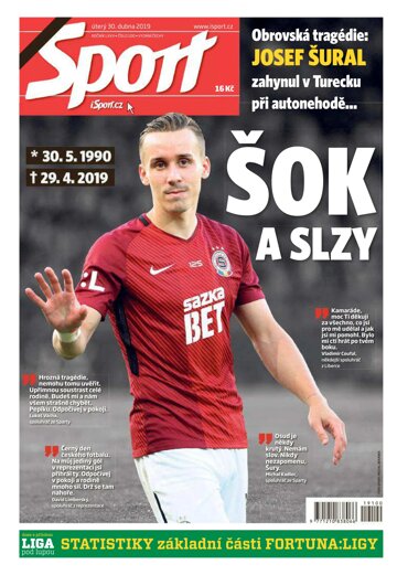 Obálka e-magazínu Sport 30.4.2019