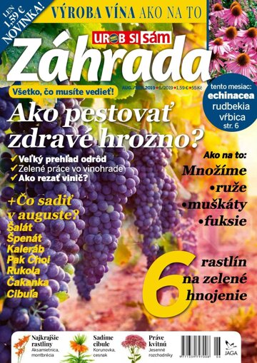 Obálka e-magazínu Záhrada 2019 06