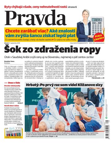 Obálka e-magazínu Pravda 17. 9. 2019
