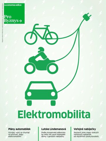 Obálka e-magazínu Hospodářské noviny - příloha 214 - 5.11.2019 magazín Elektromobilita