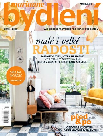 Obálka e-magazínu Marianne bydlení 8/2021