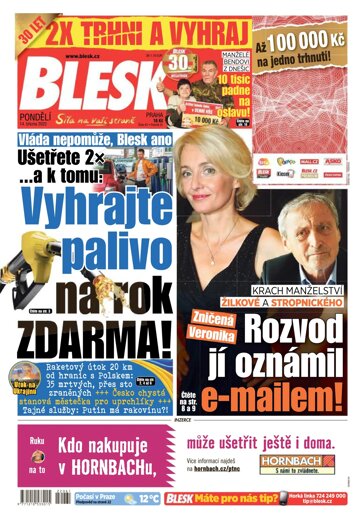 Obálka e-magazínu Blesk 14.3.2022