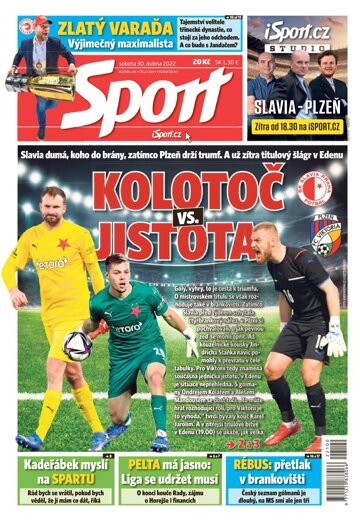 Obálka e-magazínu Sport 30.4.2022