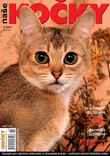 Obálka e-magazínu Naše kočky 2/2021