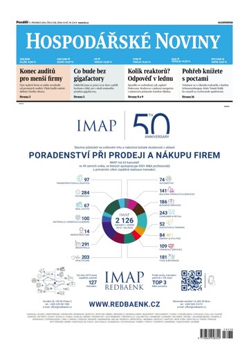 Obálka e-magazínu Hospodářské noviny 238 - 11.12.2023