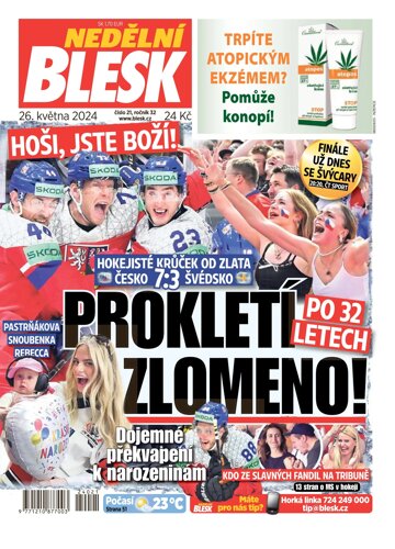 Obálka e-magazínu Nedělní Blesk 26.5.2024